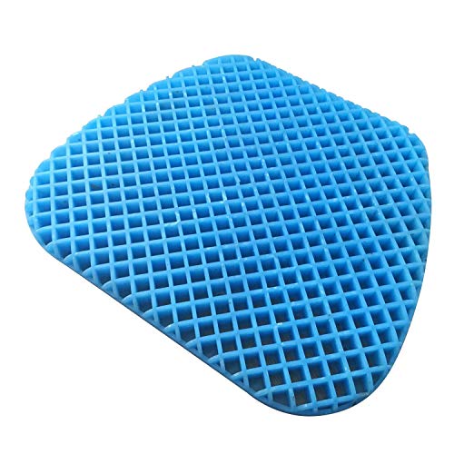 FOMI Premium All Gel Orthopedic Seat Cushion Pad for Car, Office Chair, Wheelchair, or Home. Pressure Sore Relief. Ultimate Gel Comfort, Prevents Sweaty Bottom, Durable (1.25x15x16.8 Inch (Pack of 1))