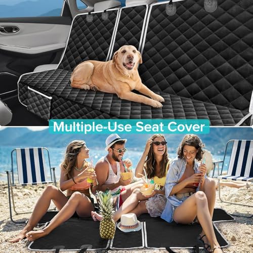 Dog Car Seat Cover Compatible with Audi A4 A5 A3 Q3 Q5 A6 Back Seat Accessories, Waterproof Pet Bench Backseat Covers with Non-Slip Backing - 2026 New