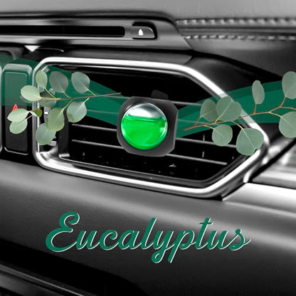 Car Air Freshener Vent Clips, 8 Pack, Provides Long-Lasting Scent, Up to 240 Days, Odor Eliminator (Eucalyptus) - color: Eucalyptus