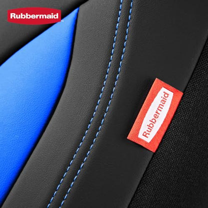 Rubbermaid Leather Mesh Car Seat Covers, Breathable Air Mesh Front Seat Cover, Universal Fit Slip-on Design, Airbag Compatible, Automotive Seat Protector for Most Cars, SUVs, Trucks, Vans-Blue - color: Blue