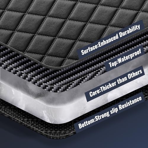 Dog Car Seat Cover, Universal Fit, Waterproof, Breathable, Machine Washable, Pet Hammock with Storage Pocket, Black (Black, Large(59" W)) - color: Black with Mesh, size: Large 59" W
