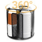 Coffee Cup Dispenser,360°Rotating Paper Cup Dispenser,Cup Holder with 4 Compartments Removable,Cup Dispenser Countertop,Disposable Paper & Plastic Cups,for Restaurant,Coffee Station,Bar,Office - color: Black