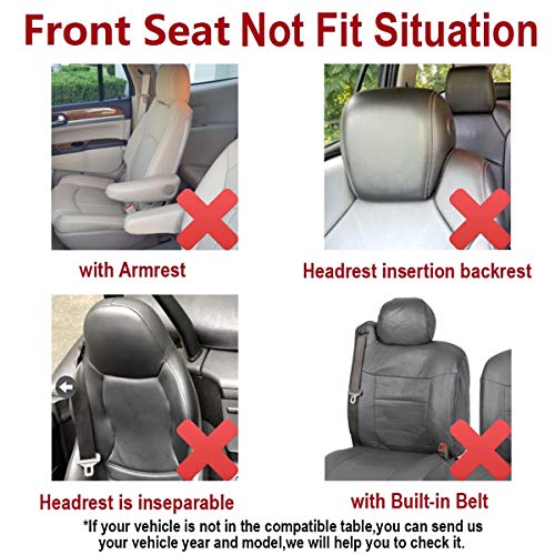 Flying Banner Car Seat Covers Front Set Breathable Mesh Seat Protector Fabric Polyester Cover Easy Installation SUV CAR Woman Lady Femal (Front Set, Black Red)