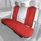 FH Group Car Seat Cushion Rear Set Faux Leather Automotive Seat Cushions - Universal Fit, Rear Car Seat Cushion, Car Seat Cushions With Non-slip Silicone Backing for SUV, Sedan, Van Red - color: Red, style: Rear Set