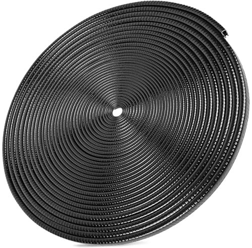 82Ft(25M) Long Car Door Edge Guards,U Shape Edge Trim Rubber Seal Protector Rubber Car Door Protector Car Protection Door Edge Non-Collision Rubber Clips Fit for Most Car, Black - color: Black, size: 82FT