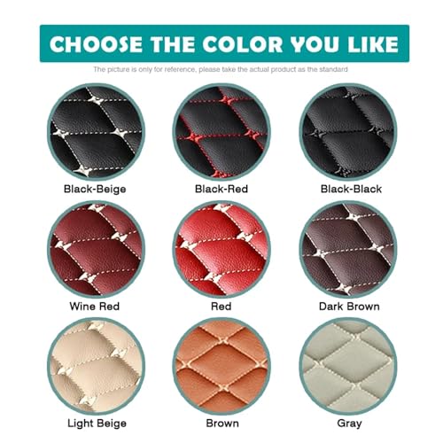 Personalized Floor Mats for Cars, Luxury Car Mats, Anti-Slip Mats, Custom Floor Mats Suitable 99% of Sedan Trucks SUV (Black White) - color: Black White