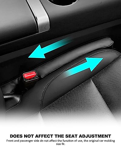 Leather Car Seat Gap Filler Spacer Universal Seat Gap Filler Plug for Car SUV Truck Fit Organizer Fill The Gap Between Seat and Console Stop Things from Dropping