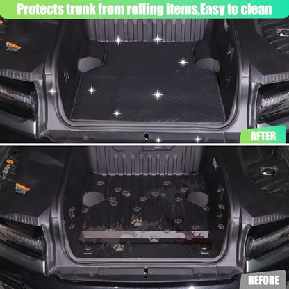 Front Cargo Trunk Liner Frunk Mat for Hummer EV Accessories All-Protection Cargo Mat Liner for 2022-2024 2025 2026 Hummer EV SUV Pickup Front Bed Mat Heavy Duty 3D Cargo Liner Protection (Style A)