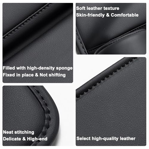 Car Seat Gap Filler Organizer, Universal Premium Leather Seat Organizer with Cup Holder, Seat Gap Storage Box with Bottle Holder, Car Leather Gap Bag Front Center Console Seat (Driver Side) - size: Driver Side