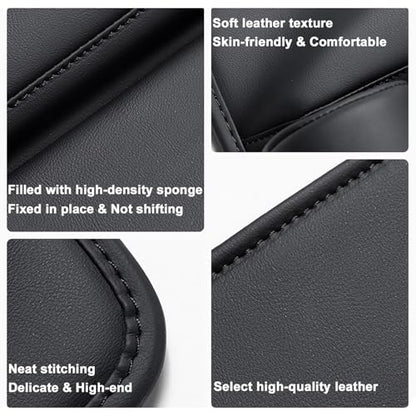 Car Seat Gap Filler Organizer, Universal Premium Leather Seat Organizer with Cup Holder, Seat Gap Storage Box with Bottle Holder, Car Leather Gap Bag Front Center Console Seat (Driver Side) - size: Driver Side