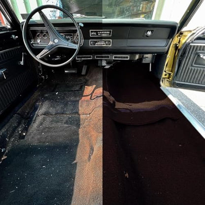 Automotive Loop Pile Carpet, Car Upholstery for Floor Mats, Trunk, Dashboard, Speaker Box, Door Panel, Replacement Carpeting for Vehicle Interior, Truck, Boat, 40”W (Maroon)