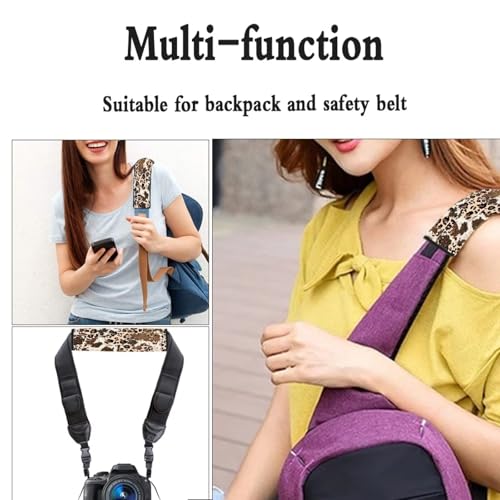Dolyues Cheetah Seat Belt Cushion Shoulder Strap Cow Leopard Print Cute Seatbelt Covers for Women Universal Fit for SUV Truck Sedan Car Accessories 2 PCS - color: Cow Leopard Print