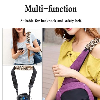 Dolyues Cheetah Seat Belt Cushion Shoulder Strap Cow Leopard Print Cute Seatbelt Covers for Women Universal Fit for SUV Truck Sedan Car Accessories 2 PCS - color: Cow Leopard Print