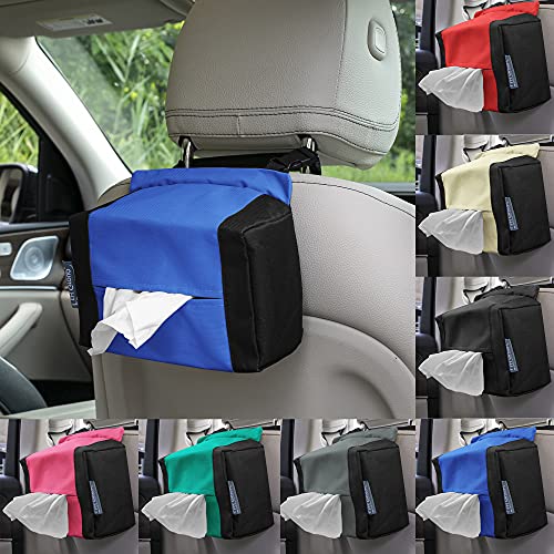 FH Group E-Z Travel Napkin Tissue Dispenser Holder Fits Most Cars, SUVs, Trucks, and Vans Blue - color: Blue