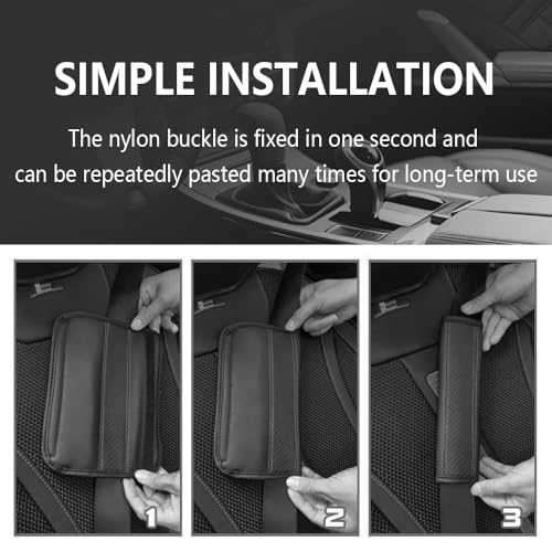 2PCS Car Seat Belt Cover Pad,Breathable Leather Seatbelt Covers for Shoulder Protection and Car Decorations,Universal Seatbelt Cushion Adding Car Seat Strap Pads Car Accessories Interior (Black/Red)