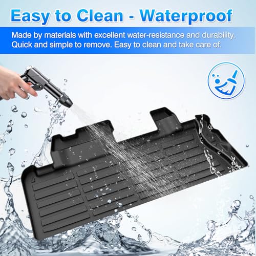 Sienna Cargo Liner - Trunk Mat for Toyota Sienna 2021-2026, All Weather Cargo Mat for Sienna Accessories, Heavy Duty Car Mats, Car Accessories - size: 2)Toyota Sienna 21-25