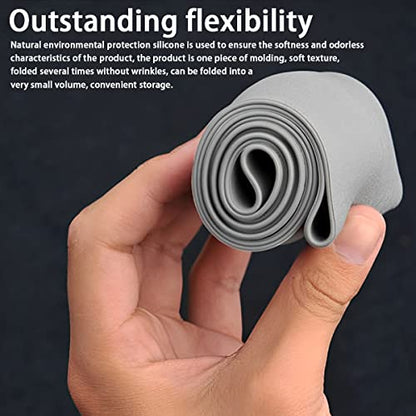 Car Silicone Steering Wheel Cover, Soft Anti-Slip Auto Steering Wheel Protector Fit 14 Inch, Universal Vehicle Interior Accessories for Cars, SUVs, Trucks, and Vans (White) - style: White