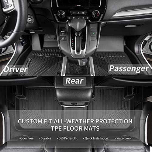 KELCSEECS® Floor Mats & Cargo Liner Custom for Hyundai Elantra & Elantra N 2021-2026,All Weather Protection TPE Floor Liners Front& Rear Row Full Set Elantra Accessories Black - style: 1) For 2021-2026 Elantra Full Set