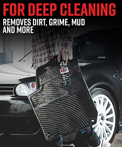 Adam's Polishes Rubber Mat & Liner Cleaner Bundle - Protectant & Rubber Floor Mat Cleaning Solution for Car Detailing | Deep Cleans & Restores Mats, Truck Bed Cargo Liners, Trunk Mat Accessories