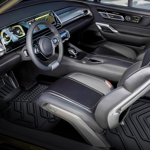 Floor Mats & Cargo Liner Fit for 2022-2025 Jeep Grand Cherokee (Include 4XE NOT for L or WK), Custom Fit TPE All Weather Floor Liners Cargo Mat, 1st 2nd Rows Mats Trunk Liner Full Set Accessories - style: 22-25 Jeep Grand Cherokee Full Mats Set