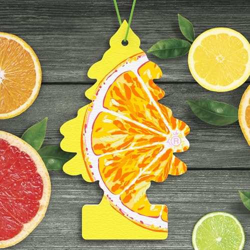 LITTLE TREES Car Air Freshener | Hanging Tree Provides Long Lasting Scent for Auto and Home | 24 Air Fresheners |Sliced