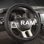 West Llama Customized Auto Car Steering Wheel Cover for Dodge RAM 1500 2500 3500, 15.5-16 inch(Black+Red-Large Size) - color: C-Black+Red