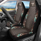 Howilath Bull Print Car Seat Cover Set of 2 Elastic Interior Accessories Front Bucket Seat Covers Fit SUV Sedan Truck, Easy to Install - color: Bull Print
