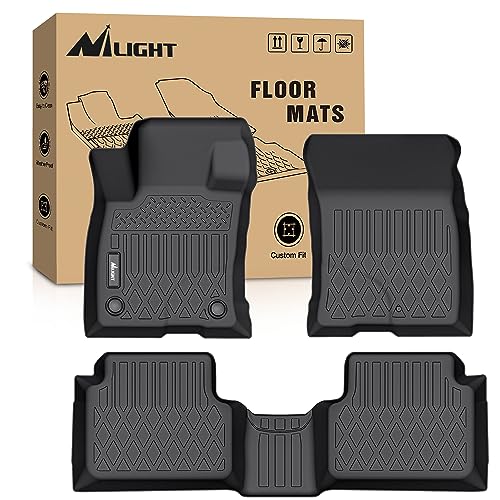 Nilight TPE Floor Mats for Ford Bronco Sport 4-Door 2021 2022 2023 2024 2025 2026 All Weather Custom Fit Heavy Duty Floor Liners - color: 2021-2026 Ford Bronco Sport 4 Door
