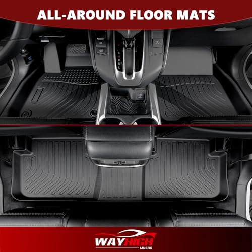 Wayhigh® Floor Mats for 2015-2020 Chevy Suburban & GMC Yukon XL(Only 8 Seats) (with 2nd Row Bench Seat) All Weather Trunk Mat with Backrest Mat Waterproof Duty Cargo Liners Accessories - style: 5) For Chevy Suburban / 2015-2020 / Floor Mats with Seatback