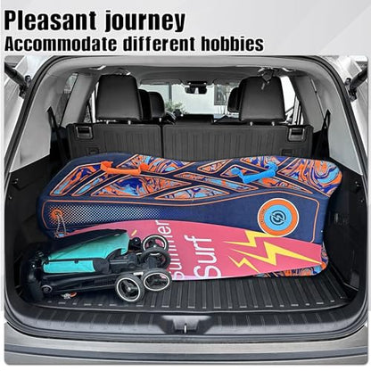 Cargo Mat with Backrest Mat 2-in-1 for 2024 2025 2026 Toyota Grand Highlander Car Mat Accessories, TPE All Weather Cargo Liner Trunk Mat(Grand Highlander-2 in 1 Trunk Mat)