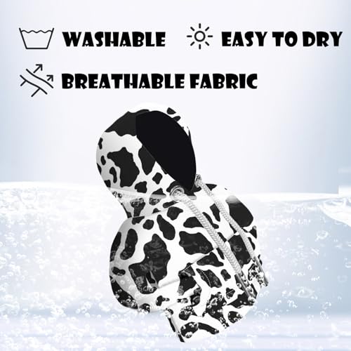 Car Gear Shift Hoodie, Cute Cow Stripe Shifter Knob Hoodie Cover for Cars, Trucks, SUVs, Auto Interior Protector Decoration Gadgets for Women Men 2024