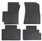Car Floor Mats Custom Fit for 2020 2021 2022 2023 2024 2025 2026 & UP Kia Soul Odorless Washable Heavy Duty Rubber (All Weather) Floor Liners Set Black