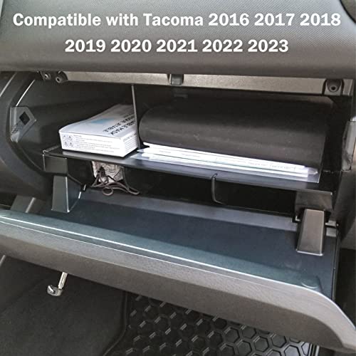 Glove Box Dividers Organizer Compatible with Toyota Tacoma Accessories 2016 2017 2018 2019 2020 2021 2022 2023, Interior Insert Dividers Storage