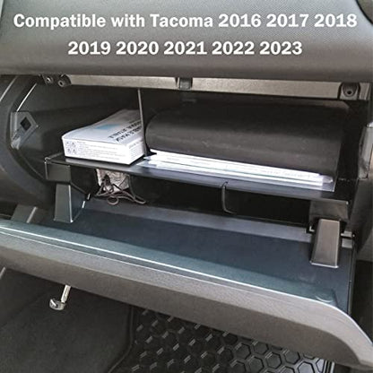 Glove Box Dividers Organizer Compatible with Toyota Tacoma Accessories 2016 2017 2018 2019 2020 2021 2022 2023, Interior Insert Dividers Storage