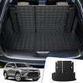 Cargo Mat Compatible with 2024 2025 2026 Toyota Grand Highlander Cargo Liner Trunk Mat TPE All Weather Back Seat Cover Protector Grand Highlander Accessories (Trunk Mat with Backrest Mat) - color: Trunk Mat with Backrest Mat