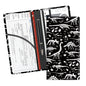 Leather Car Registration and Insurance Card Holder, Cute Car Accessories Vehicle Glove Box Car Organizer for Documents, Cards, License Black White Dinosaur - color: Black White Dinosaur