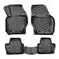 RizLiner Volvo S60 2011-2018 (No Inscription Models) & V60 2015-2018 Floor Mats Custom Fit Rubber 3D Car Mats Laser Measured Floor Liners All Weather Heavy Duty Odorless (Front & Rear) - size: S-60 2011 - 2018 (No Inscription Models)