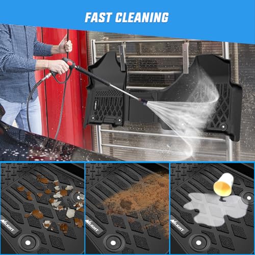 Nilight TPE Floor Mats for Dodge Ram 1500 2500 3500 Bench Seat Crew Cab 2013 2014 2015 2016 2017 2018 & Ram 1500 Classic 2019 2020 2021 2022 2023 2024 All Weather Custom Fit Heavy Duty Floor Liners - color: 2013-2018 Dodge Ram Crew Cab|Bench Seat
