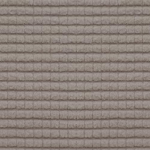 Easy-Going Stretch Individual Loveseat Couch Cushion Cover Sofa Cushion Furniture Protector Sofa slipcover Soft Flexibility with Elastic Bottom (2-Piece Loveseat Cushion Cover, Taupe) - color: Taupe, size: 2-piece