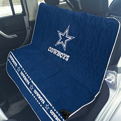 Pets First NFL CAR SEAT COVER - DALLAS COWBOYS Waterproof, Non-slip BEST Football LICENSED PET SEAT cover for DOGS & CATS,55 x 50 Inches - color: Dallas Cowboys