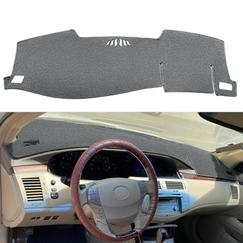 Dash Cover Mat Custom Fit for Toyota Avalon 2005 2006 2007 2008 2009 2010 with Cutout for Speaker, Dashboard Cover Pad Carpet Protector F101 (Dark Gray) - color: 05-10 DarkGray