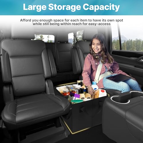 Car Seat Organizer for 2015-2020 Chevy Tahoe/GMC Yukon, Console Organizer Backseat Box for Chevy Tahoe, Dog Toy Box Storage Bin Kids Toys Baby Supplies Travel Accessories - size: For 15-20 Tahoe