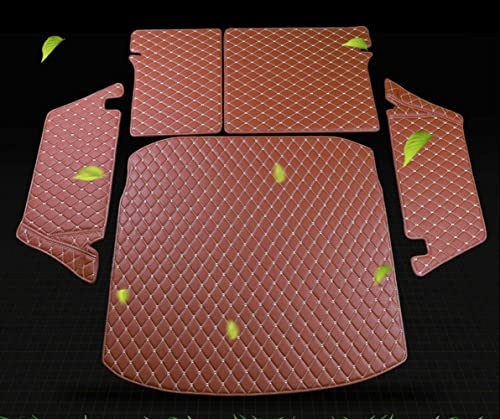 Trunk Mat Compatible with PorscheMacan-Macan S-Macan GTS-Macan Turbo(Non Macan EV) Dog Cargo Covers 3D Laser Full Cover Cargo Mats Coffee - color: Coffee, size: MacanTrunk Mat