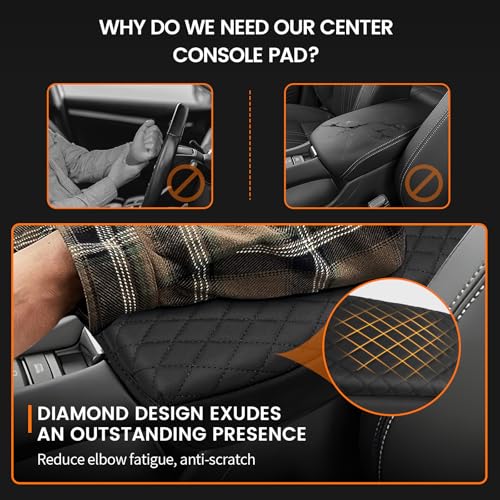 Custom Fit for Center Console Cover Honda HR-V 2023 2024 2025 2026 Armrest Cover Center Console Pad Interior Accessories Car Armrest Seat Box Cover Protector - size: Honda HR-V 2023 2024 2025 2026