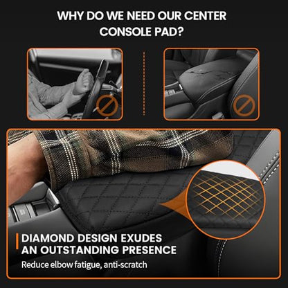 Custom Fit for Center Console Cover Honda HR-V 2023 2024 2025 2026 Armrest Cover Center Console Pad Interior Accessories Car Armrest Seat Box Cover Protector - size: Honda HR-V 2023 2024 2025 2026