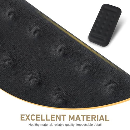 2 PCS Car Arm Rest Elbow Pads, Comfortable Breathable Cushion with PU Anti-Slip Base, Slow Rebound Fatigue Relief Wrist Support, Universal Memory Sponge Protective Accessory for Cars (Black)