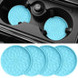 Car Coasters for Cup Holders [4 Pack] - 2.75In Silicone Auto Mug Mats - Universal Non-Slip Recessed Car Interior AccessoriesSky Blue - color: 4pack-sky Blue