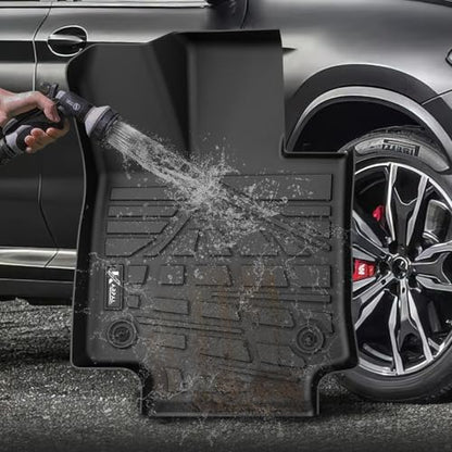 KARPAL Floor Mats Fit for Toyota RAV4 2019-2024 2025 (Include Hybrid), Custom Fit All Weather TPE Floor Liners, 1st & 2nd Row & Cargo Liner & Backrest Mat, RAV4 Accessories - style: 2019-2025 | For Toyota Rav4 | 1st & 2nd Row & Cargo & Backrest Mat