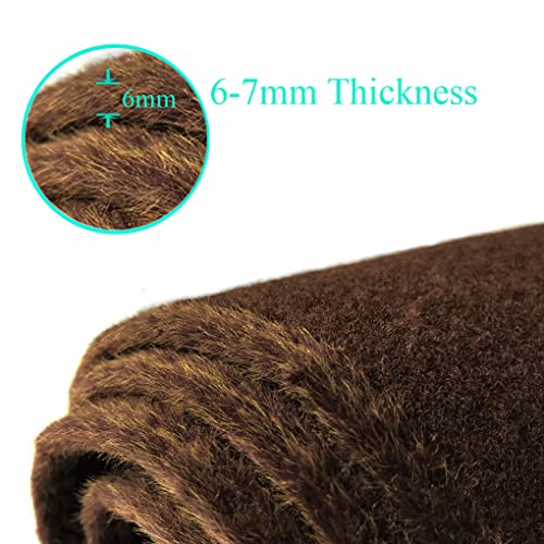 Dash Cover Mat Custom Fit for Toyota Sienna 2004-2010, Dashboard Cover Pad Carpet Protector (Dark Brown) F99 - color: 04-10 Brown