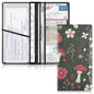 linqin Car Registration and Insurance Card Holder, Forest Mushroom Flower Glove Box Organizer Card Document Wallet - color: Forest Mushroom Flower